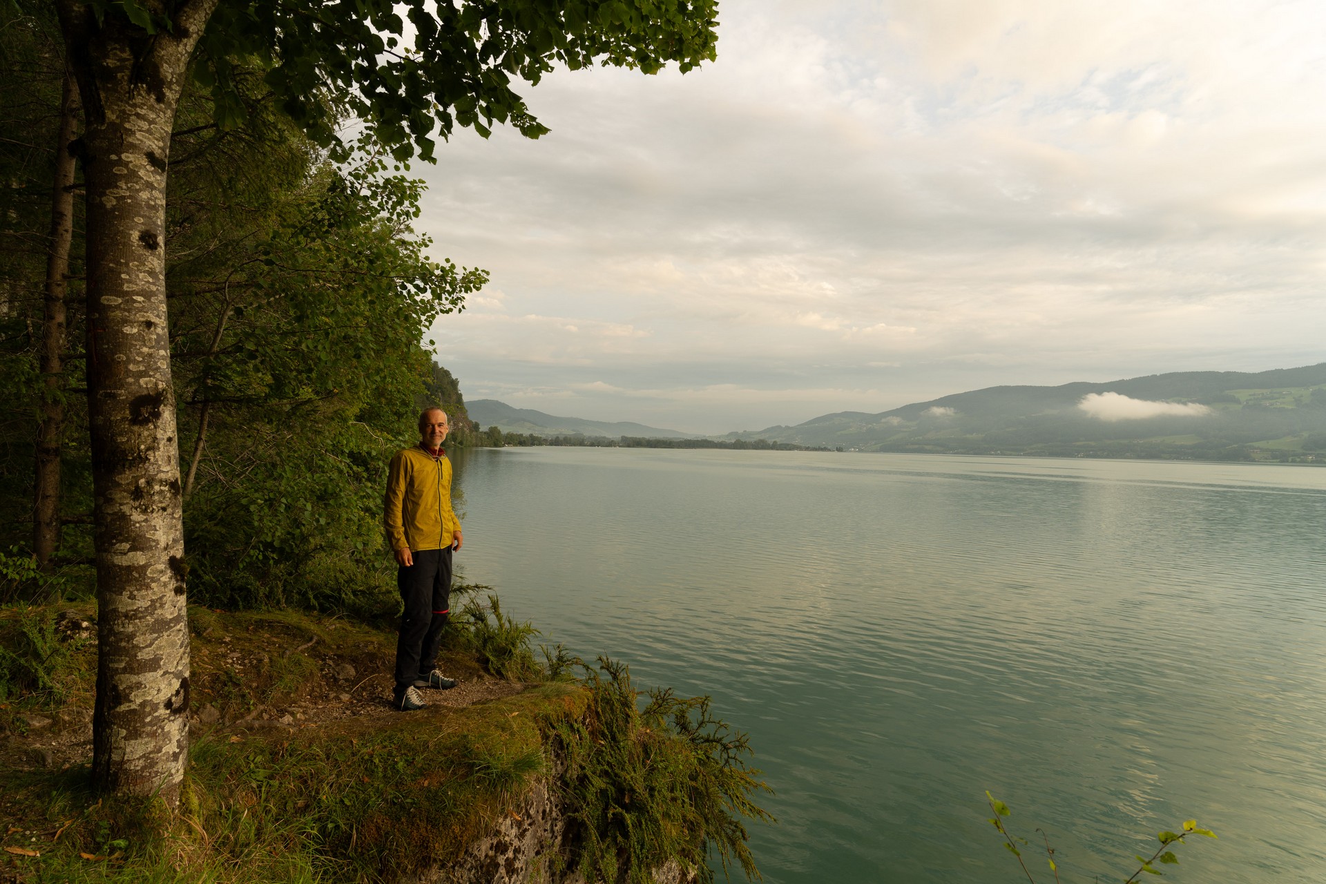 Am nächsten Morgen am Mondsee